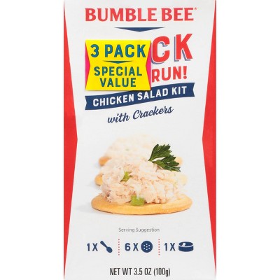 Photo 1 of Bumble Bee Chicken Salad Snack on the Run - 10.5oz/3ct