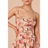 Petal and Pup Women's Kallista Cowl Neck Romper - Pink Floral XL - 4 of 4