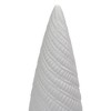Northlight 10" White Ceramic Cone Tree Christmas Decoration - 3 of 4
