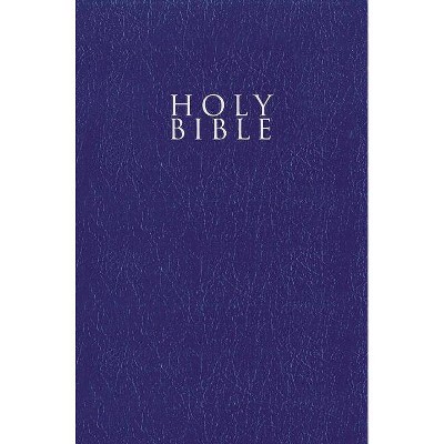 Niv, Gift and Award Bible, Leather-Look, Blue, Red Letter Edition, Comfort Print - by  Zondervan (Paperback)