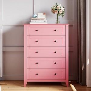pink bedroom dresser Anbuy Large 6 Drawer Dresser for Bedroom, Chest of Drawer with 6 Wide Drawers Wood Storage Cabinet Organizer with Metal Gold Legs for Bedroom, Living Room, Entryway : Home catching tufting enhances the dressers visual appeal Garvee Dresser for Bedroom 4
