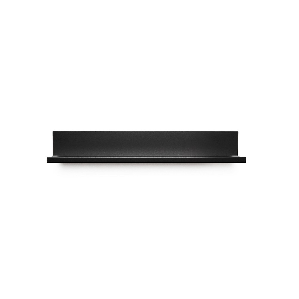 Photos - Kids Furniture 12" No Stud Needed Photo Ledge Black Powder Coat - Simple Mount