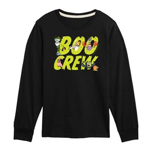 Boys' - SpongeBob SquarePants - Boo Crew Long Sleeve Graphic T-Shirt - 1 of 4