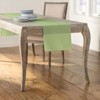 Slickblue 14"x108" Linen-Look Table Runner – Polyester Poplin, Wrinkle-Resistant, Serged Edge Finish, 41 Color Options - 2 of 3