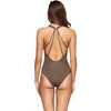 Women's High Neck One Piece Swimsuit - Jets By Jessika Allen - 2 of 2