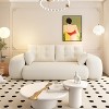 Mocamel Lazy 78.7 Sofa Bed Multi-Functional Foldable 3-in-1 Teddy Fabric Foam-Filled Sleeper Living Room Guest Playroom - 4 of 4