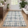 Plaid Rug Area Rug for Bedroom Living Room Modern Classroom Area Rug Neutral Soft Rugs for Nursery Stain Resistant Dining Room Rugs - 3 of 4