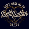 Women's Yellowstone Don't Make Me Go Beth Dutton Barbwire Heart T-Shirt - 2 of 3