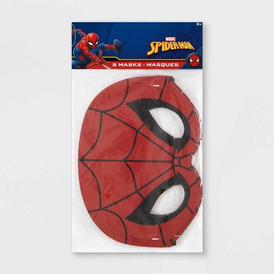 Boys' Spider-man Fabric Costume Mask - 16 In. - Red : Target