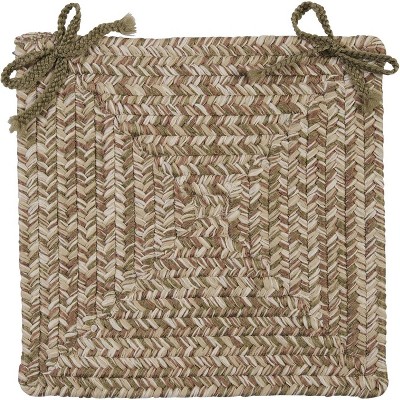 Colonial Mills CC69 Corsica Chair Pad, 15 by 15-Inch, Moss Green, 1-Pack