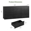 Wide 6/7/9-Drawer Dresser for Bedroom, Large Modern Wooden Chest of Drawers, Wood Storage Organizer for Living Room or Hallway - 2 of 4