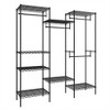 Garment Rack Heavy Duty Clothes Rack, Metal Clothing Rack with 4 Hang Rods & 8 Adjustable Shelves, Freestanding Wardrobe Closet Garment Rack - 2 of 4