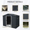 NicBex 10*8ft Outdoor Storage Shed Weatherproof Garden Shed with Sliding Door and Apex Roof for Garden, Lawn - 3 of 4