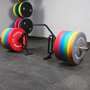Yellow Rubber Barbell Plate 1 Piece High Quality, Durable Rubber Coated Plate,Weightlifting Plate, Strength Training Equipment, Workout Weight Plate - 1 of 4