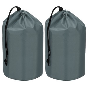 Unique Bargains Camping Hiking Travel Waterproof Portable Tent Sleeping Bag Stuff Sacks 2 Pcs - 1 of 4
