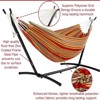 SKONYON 2-Person Hammock with Stand and Carrying Bag 450lb Capacity - 4 of 4