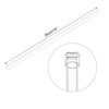 Unique Bargains Lamp and Lantern Water Cooling System Acrylic Rigid Round Pipe Clear 10" - 2 of 4