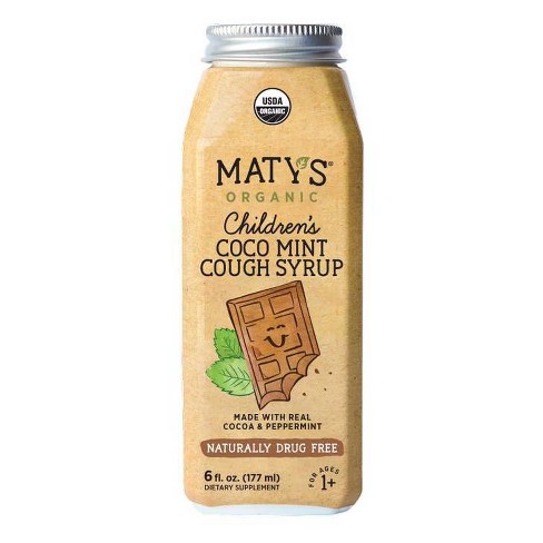 Maty S Organic Children S Coco Mint Cough Syrup 6 Fl Oz Target