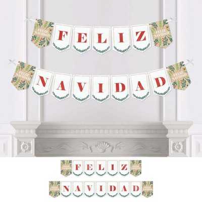 Big Dot Of Happiness Feliz Navidad - Holiday And Spanish Christmas ...