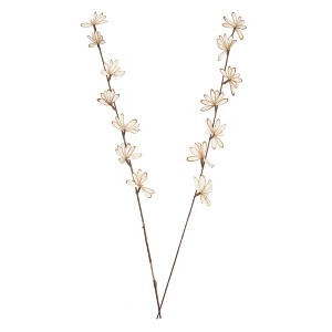 Vickerman Natural Botanicals 32" Natural Dried Sola Chips Sunny Stick- 24 sticks/polybag. It measures 32 inches long. It includes twenty-four pieces - 1 of 4