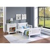 NicBex Modern Toddler Bed, Wooden Baby Bed Frame with 4 Side Guardrails and Low Rise Design for Boy and Girl - 2 of 4