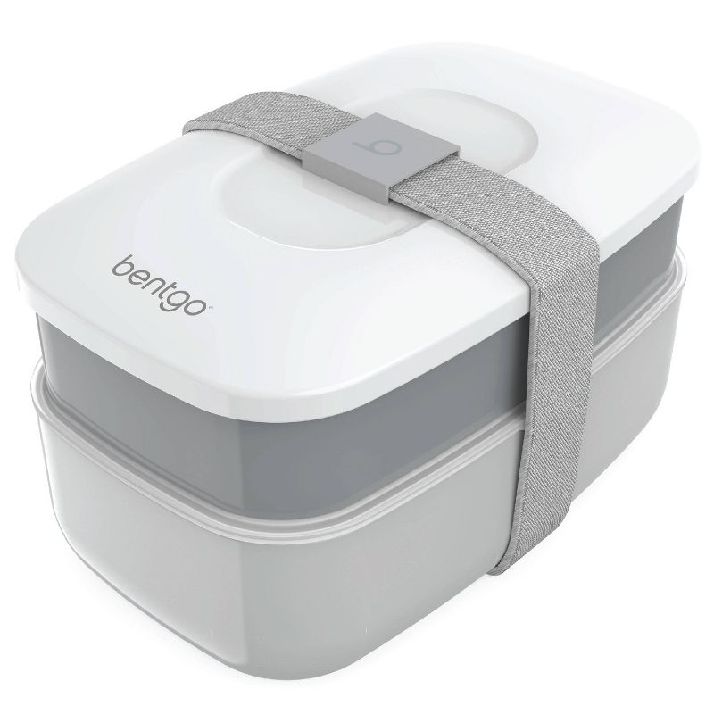 Bentgo Classic All-in-One Stackable Lunch Box Container with Built in Flatware, 3 of 12