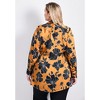 Avenue Women's Plus Size Goldi Satin Wrap Blouse - 3 of 4