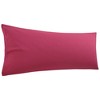 PiccoCasa 90 GSM Solid Soft Envelope closure Microfiber Body Pillowcase - 2 of 4