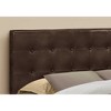 Monarch Specialties BED - QUEEN SIZE / BROWN LEATHER-LOOK HEADBOARD ONLY - 3 of 3