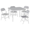 Folding Children's Table and Chair Set - Portable Kids Study Table and Chair, Folding Kids Chair, Children's Desk and Chair, Folding Study Table - 2 of 4