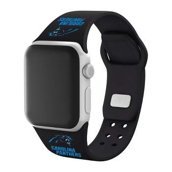 NFL Carolina Panthers Wordmark Apple Watch Band  
