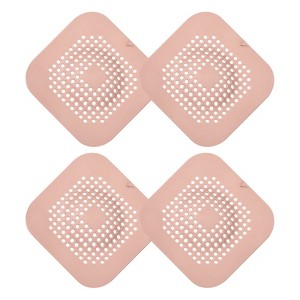 Unique Bargains Convex Anti-Slip Bathroom with Suction Cups Drain Protector - 1 of 4