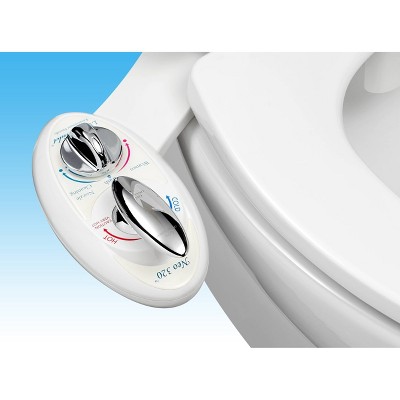 White Non-Electric Bidet Attachment with Adjustable Water Pressure