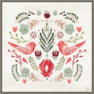 Amanti Art Festive Season III by Dina June Canvas Wall Art Print Framed 22-in. x 22-in. - 1 of 4
