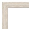 17" x 51" Hardwood Narrow Framed Full Length Mirror White - Amanti Art: No Assembly, Wall Mountable - 3 of 4