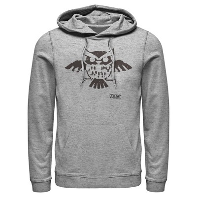 Men's Nintendo Legend Of Zelda Link's Awakening Owl Hieroglyphic Pull ...