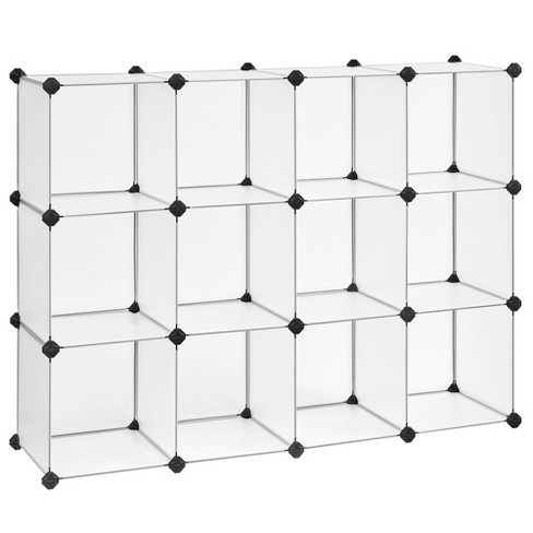 Songmics Cube Storage Organizer, Set Of 12 Plastic Cubes, Closet ...