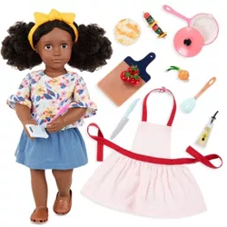 Our Generation Macy with Play Food Accessories 18" Posable Doll
