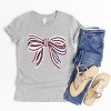 The Juniper Shop Patriotic Layered Bow Youth Short Sleeve Tee - 4 of 4