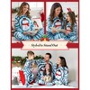 PATPAT Family Matching Christmas Pajamas, Tie Dye Pjs Sets with Snowman & Gingerbread, Includes Plaid Socks for Family - 4 of 4