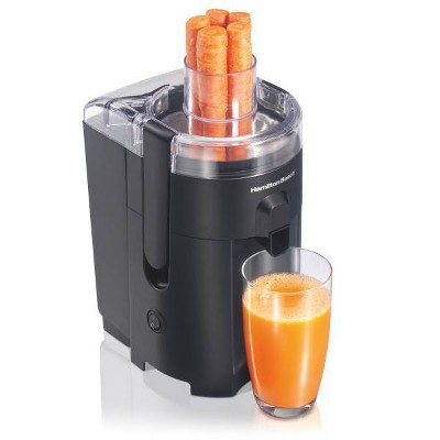 Compact Black Stainless Steel Electric Juice Extractor