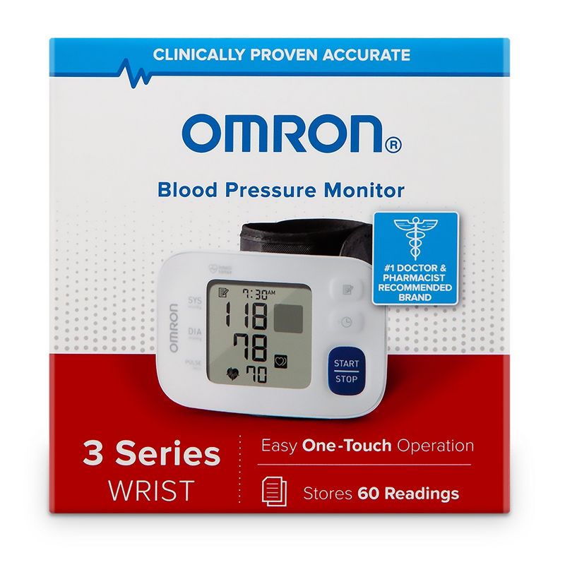 Omron 3 Series Digital Wrist Blood Pressure Monitor, 1 Count, 5 of 8