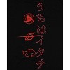 Naruto Itachi Uchiha Akatsuki Front Back Design Women's Boyfriend Fit T Shirt - 4 of 4