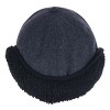 Epoch Hats Company Men's High Pile Fleece Lined Wool Blend Earflap Baseball Cap - 4 of 4