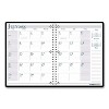 Recycled Three-Hole Punched Wirebound Academic Monthly Planner, 11 x 8.5, Black Cover, 14-Month: July 2025 to Aug 2026 - 2 of 4