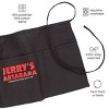 Jerry's Artarama Waist Apron for Art Supplies - Black Tie-Back Half-Apron with 3 Large Pockets, 24" W x 11-1/2" D, 45% Polyester, 55% Cotton, Machine - 3 of 4