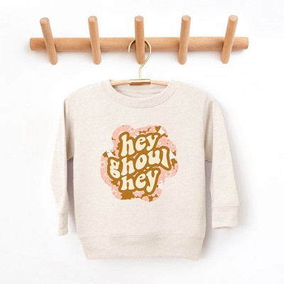 The Juniper Shop Hey Ghoul Hey Colorful Toddler Graphic Sweatshirt