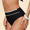 Women's Chic Red Crochet Trim High-Rise Bikini Bottoms - Cupshe - 3 of 4