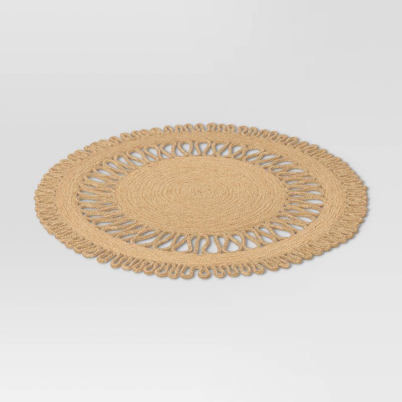 Jute Decorative Charger Brown - Threshold&#8482;, 4 of 12