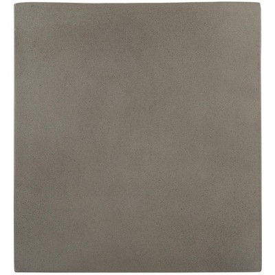 Mazza Dark Grey Concrete Outdoor Accent Stool
